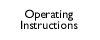 Operation Instructions
